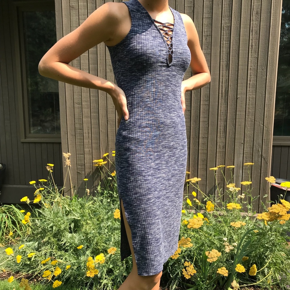 Blue dress